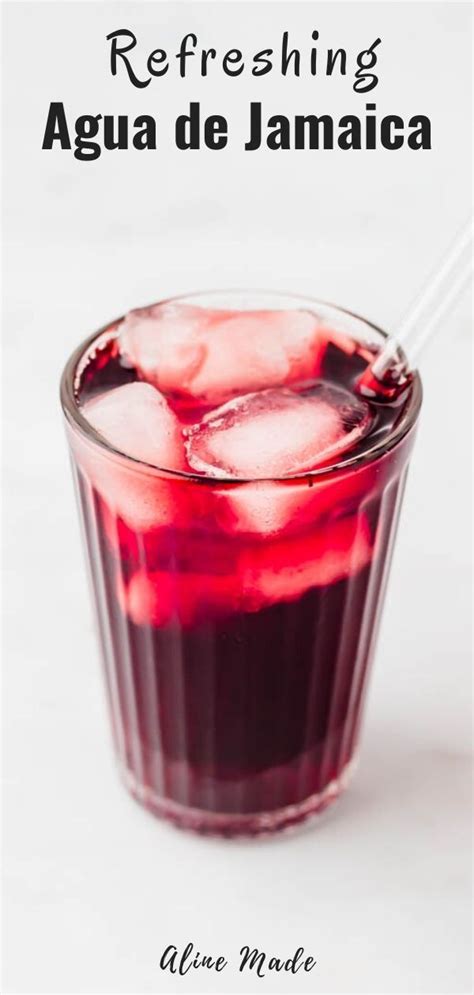 Agua De Jamaica Is A Traditional Mexican Drink Made With Dried Hibiscus