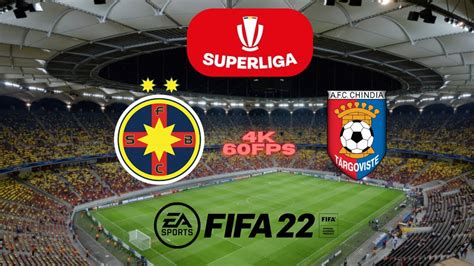 Fcsb Chindia Targoviste Superliga Romaniei FIFA 22 GAMEPLAY 4k