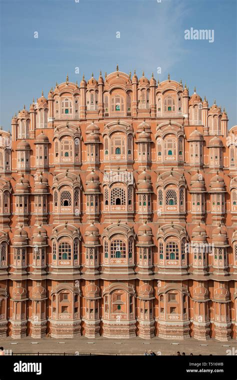 India Rajasthan Jaipur Hawa Mahal Palace Of Wind Stock Photo Alamy