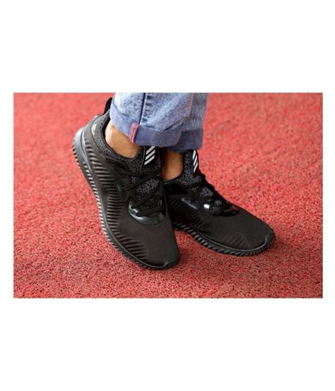 Adidas Alpha Bounce Black Running Shoes - Buy Adidas Alpha Bounce Black ...