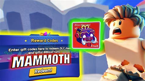 FREE MAMMOTH Blox Fruit Tüm kodlar Blox Fruit Çalışan Tüm Kodlar