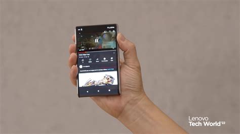 Motorola Shows Off A Scroll Screen Concept Phone With A Lengthwise
