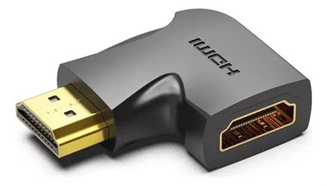 Adaptador Vention Hdmi Certificado Codo En L Ultra Hd K Hz