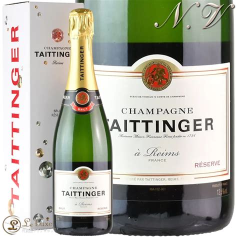 楽天市場NV ブリュット レゼルヴ シャンパーニュ テタンジェ ギフト ボックス シャンパン 辛口 白 750ml Champagne