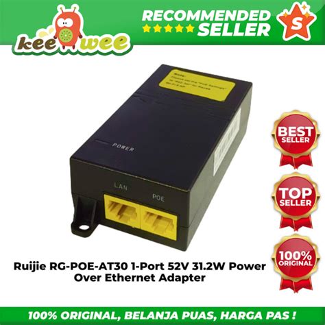 Jual Ruijie Rg Poe At Port V W Power Over Ethernet Adapter