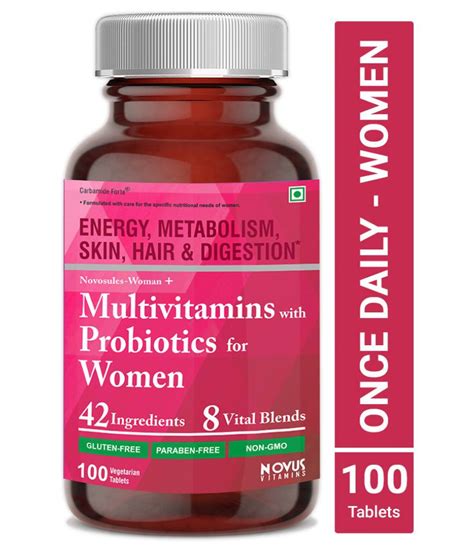 Novosules Woman Multivitamin For Women With Ginseng Biotin Iron And Calcium 100 No S