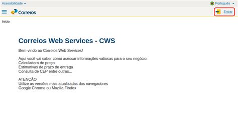 Magis Hub Como Obter As Credenciais Meus Correios