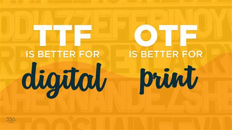 Otf Vs Ttf Fonts Which Is Better What S The Difference The Tech