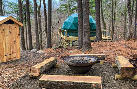 Cozy Geo Dome With Ac On Private Wilderness Reserve In The Gunks