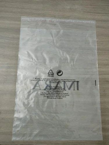 Transparent Ldpe Printed Poly Bag At Rs Piece In New Delhi Id