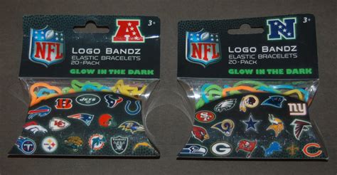 The Fleer Sticker Project: NFL Logo Bandz