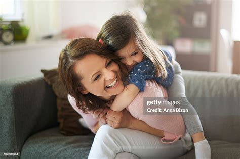 My Daughter Gives Me So Much Happiness Debica Poland High Res Stock