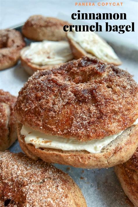 Cinnamon Sugar Crunch Bagels To Eat Drink Be Married Recipe