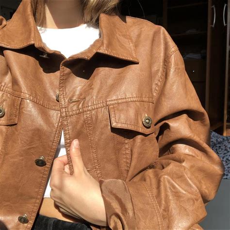 Women S Brown Jacket Depop