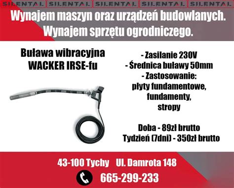 Bu Awa Wibracyjna Wacker Wibrator Do Betonu Niska Cena Na Allegro Pl