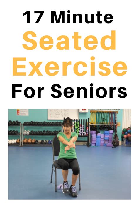 Chair Exercises For Seniors Fitness With Cindy Senior Fitness