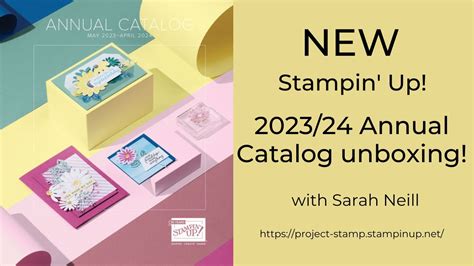 Stampin Up Annual Catalog Unboxing Youtube