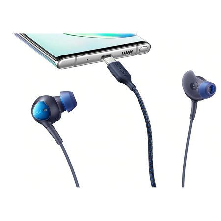 Official Samsung AKG Noise Cancelling ANC In-Ear USB-C Earphones -Blue