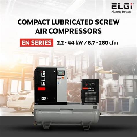 More Than 10 Hp Elgi Tank Mounted Screw Compressor At Best Price In Coimbatore