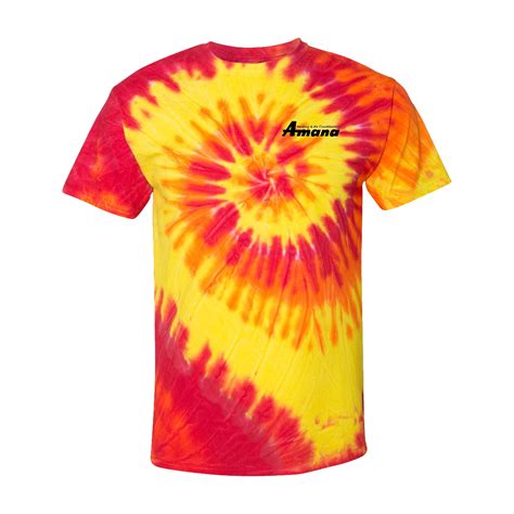 A1951 Tie Dye Spiral T Shirt Amana Brand Company Store