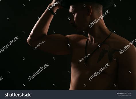 Strong Fit Sexy Silhouette Man Naked Stock Photo Shutterstock