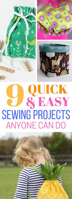 Easy Sewing Projects Anyone Can Master Craftsonfire