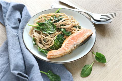 Recept Pasta Met Roomkaas Spinazie En Zalm