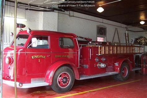 American Lafrance Engine Brewer 1947 Maine Memory Network