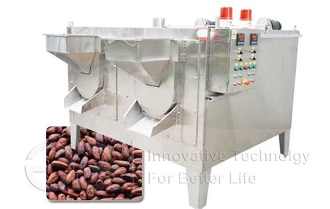 Factory Price Cocoa Bean Roasting Machine 100-2000KG/H