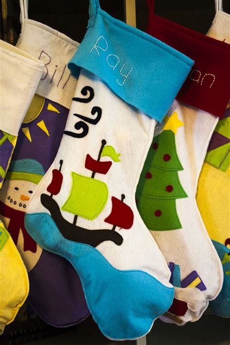 Felt Christmas Stockings, Felt Stocking, Stocking Ideas, Christmas ...