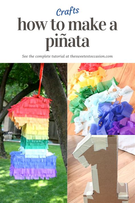 How To Make A Piñata The Sweetest Occasion