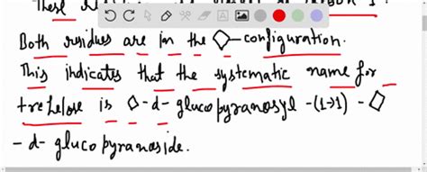 Solved Trehalose A Disaccharide Produced In Fungi Has The Following