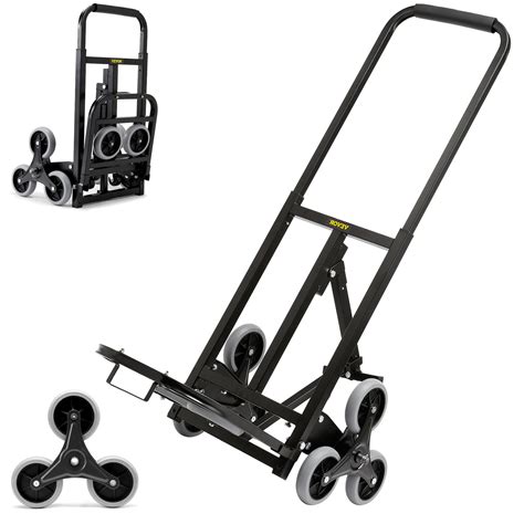 VEVOR Stair Climbing Hand Truck Heavy Duty Hand Cart Dolly 375 Lbs