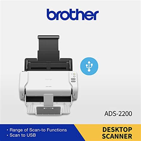 Brother High Speed Desktop Document Scanner Ads Multiple Scan