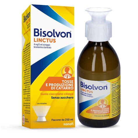 Bisolvon Linctus Sciroppo Tosse Grassa E Catarro 250ml Top Farmacia