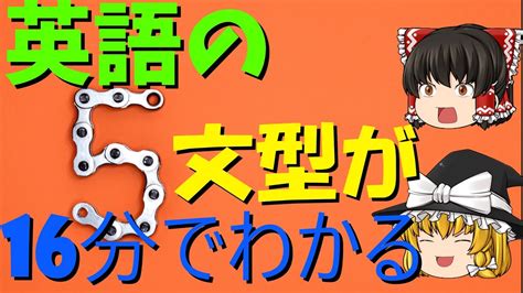 英語で重要な5文型を16分で解説してみた【英文法解説】 Youtube