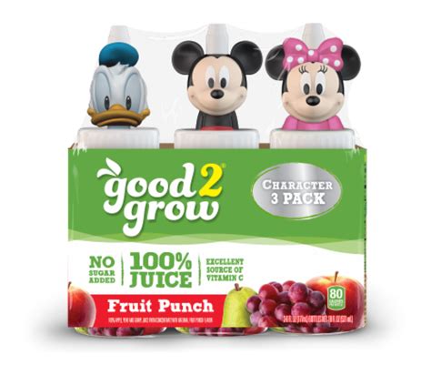 Good2grow® 100 Fruit Punch Assorted Characters Juice 3 Ct 6 Fl Oz