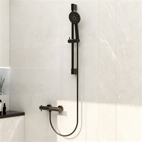 Ravine Cool Touch Easy Fix Thermostatic Shower Set With Slide Rail