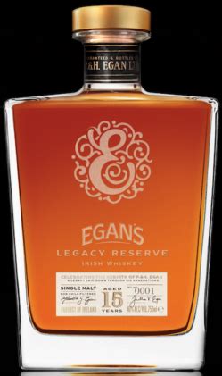 Egan S Irish Whiskey Legacy Reserve Cheers