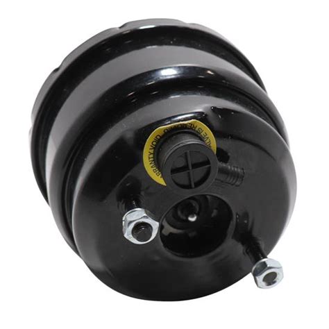 Speedway Dual Diaphragm Power Brake Booster 7 Inch Black Finish