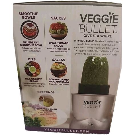 Veggie Bullet Blender Kit Vbr U0201 Cup And Blade For Food Processor Base New Ebay