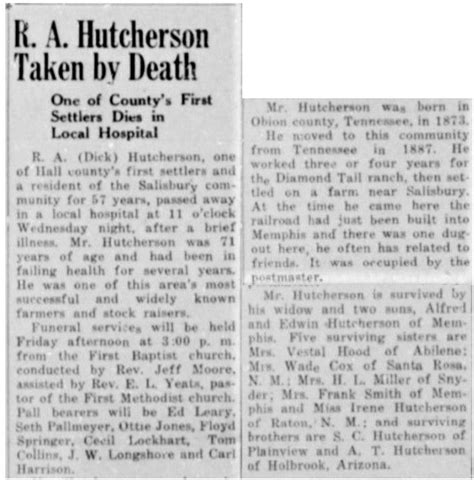 Richard Alfred R A Hutcherson Find A Grave Memorial