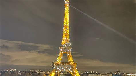 Eiffel Tower Sparkling At Night WOW YouTube