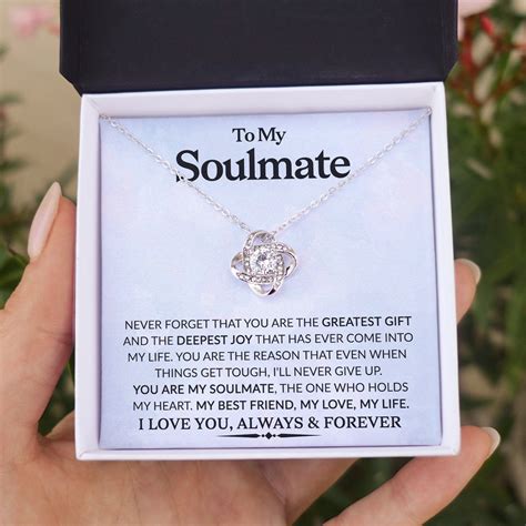 To My Soulmate Halskette Soulmate Geschenk Soulmate - Etsy.de