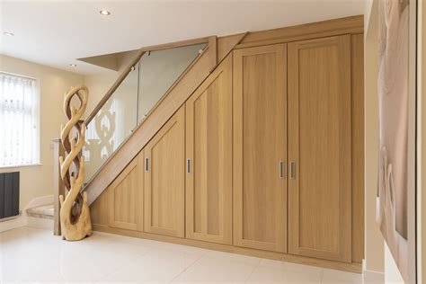 This Bespoke Hallway Storage Design In The Willoughby Light Oak Range