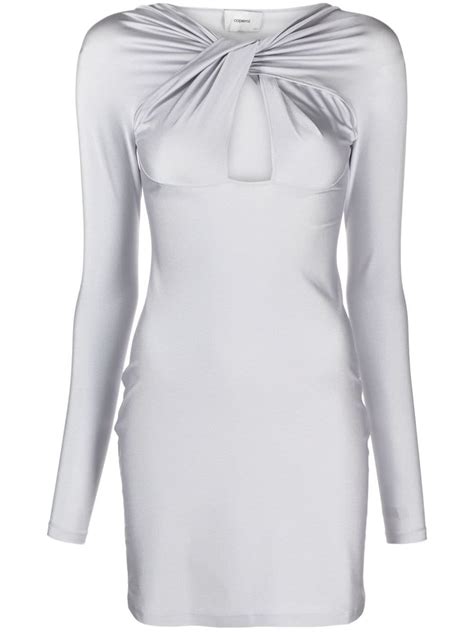 Coperni Twisted Cut Out Mini Dress Farfetch