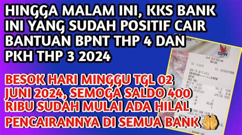 Info Penting Cek Kks Bank Ini Sudah Positif Cairkan Bantuan Bpnt Tahap