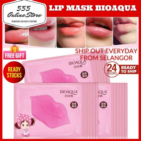 Readystock [1pc] Bioaqua Moisturizer Lip Mask Lips Mask Bibir Lip Masks Lip Gel Mask Hydrating