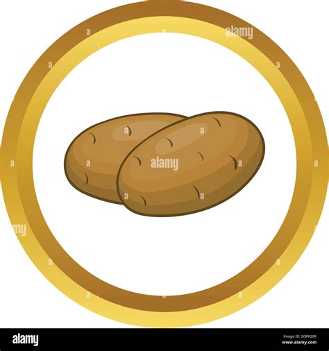 Potatoes Vector Icon Stock Vector Image Art Alamy