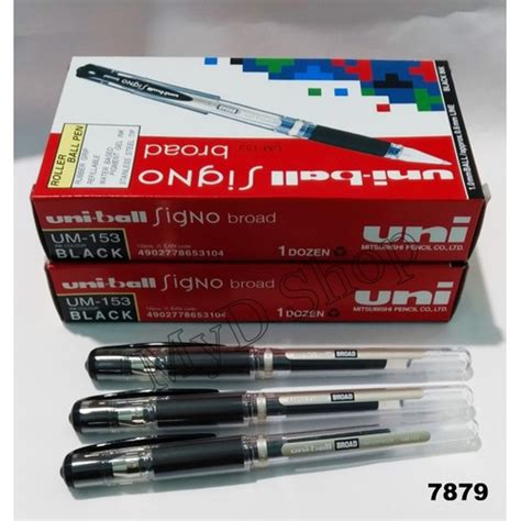 Jual Pen Gel Pulpen Pena Uniball Signo Broad Um Mm Hitam